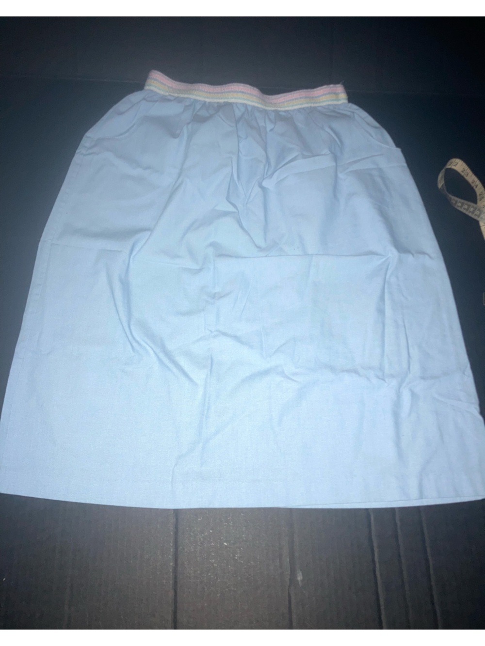 Light Blue vintage skirt with pockets